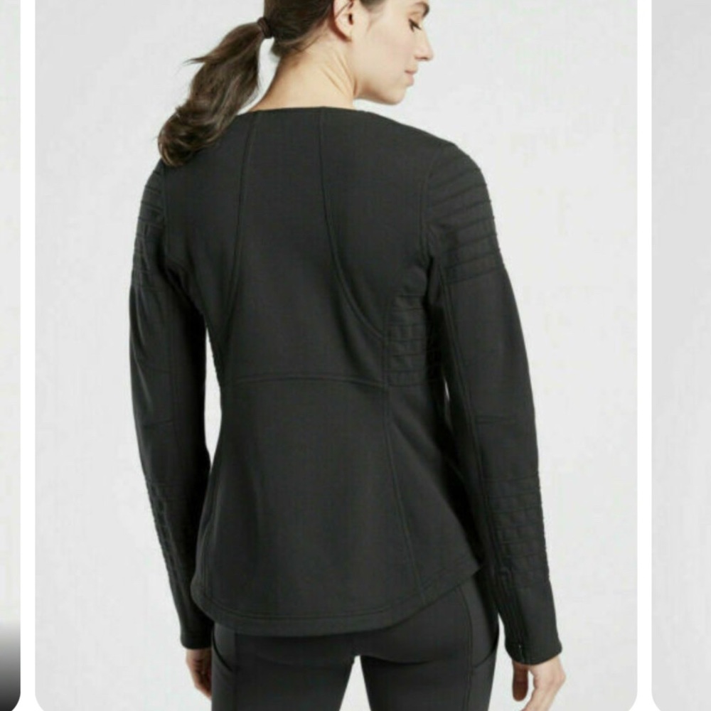 ATHLETA MOTO JACKET SIZE MEDIUM